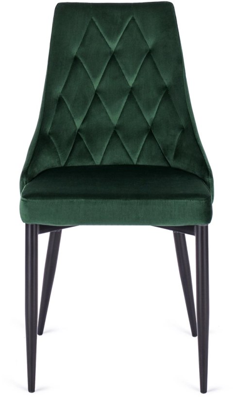 Krzesło CORK Zielone Welurowe