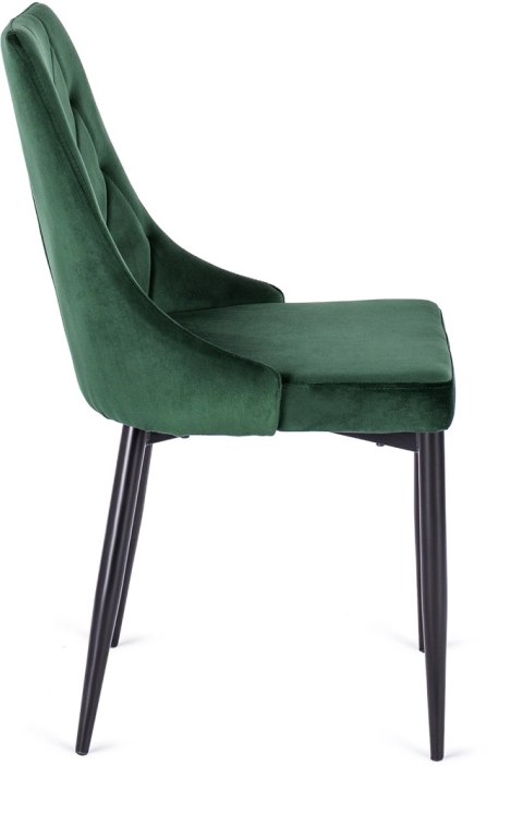 Krzesło CORK Zielone Welurowe