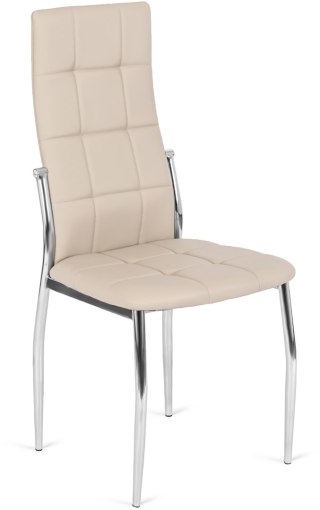 Krzesło MOLLY Beżowe Ekoskóra