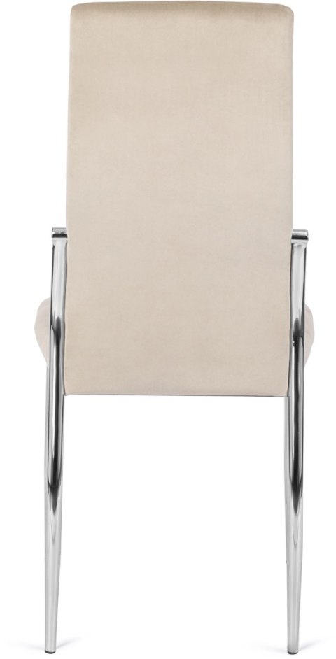 Krzesło MOLLY Beżowe Welurowe