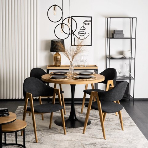 Krzesło RUIZ Czarne