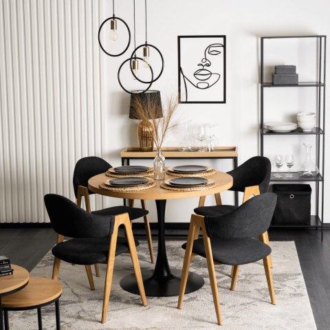 Krzesło RUIZ Czarne