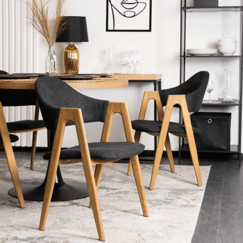 Krzesło RUIZ Czarne