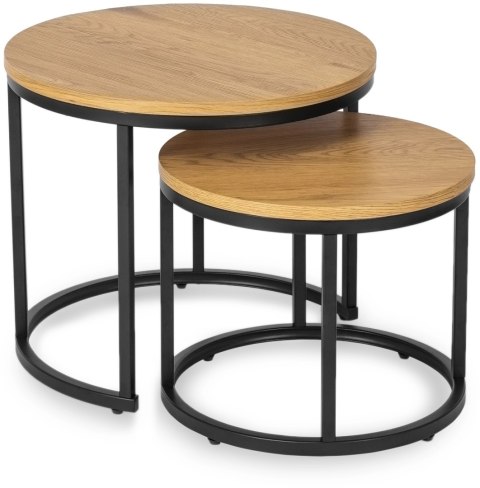 Zestaw Stolików DELIA Dąb Złoty