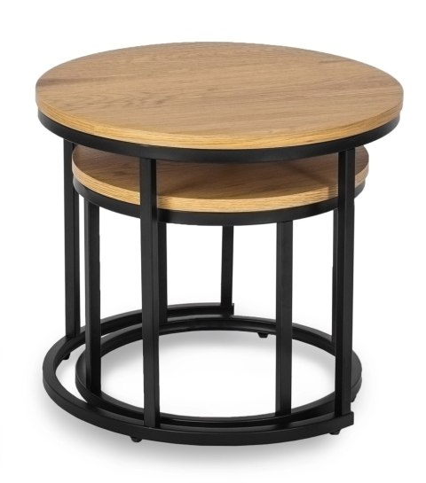 Zestaw Stolików DELIA Dąb Złoty