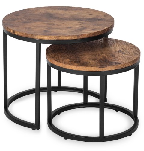 Zestaw Stolików FIGO Dąb Rustykalny