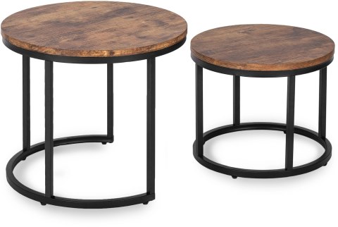 Zestaw Stolików FIGO Dąb Rustykalny