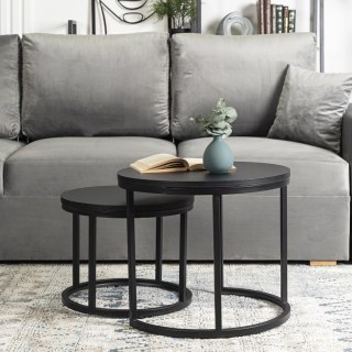 Zestaw Stolików MANU Czarny