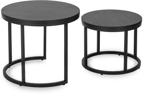 Zestaw Stolików MANU Czarny