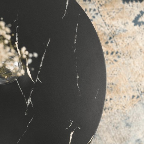 Zestaw Stolików MAURO Czarny Marmur