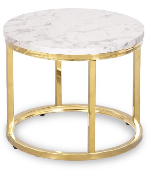 Zestaw Stolików OLIS Marmur Złoty