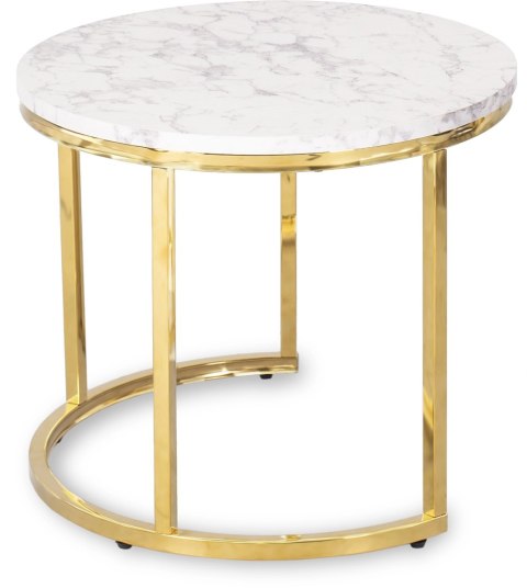 Zestaw Stolików OLIS Marmur Złoty