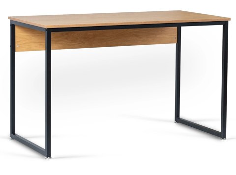 Biurko Loft do Gabinetu ROSS 120x60 cm Dąb Złoty/Czarny Nowoczesne