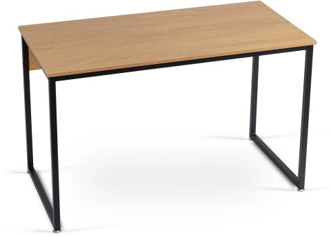 Biurko Loft do Gabinetu ROSS 120x60 cm Dąb Złoty/Czarny Nowoczesne