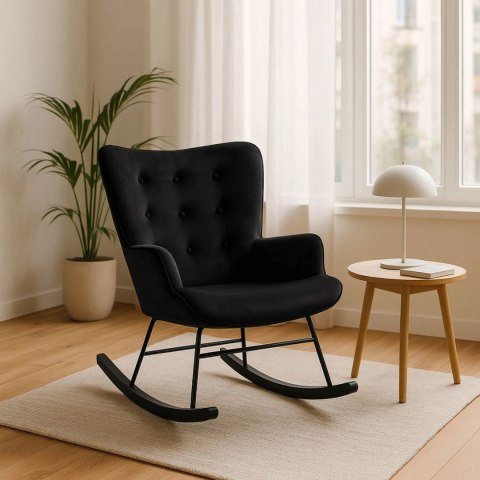 Fotel Bujany ELIS Czarny