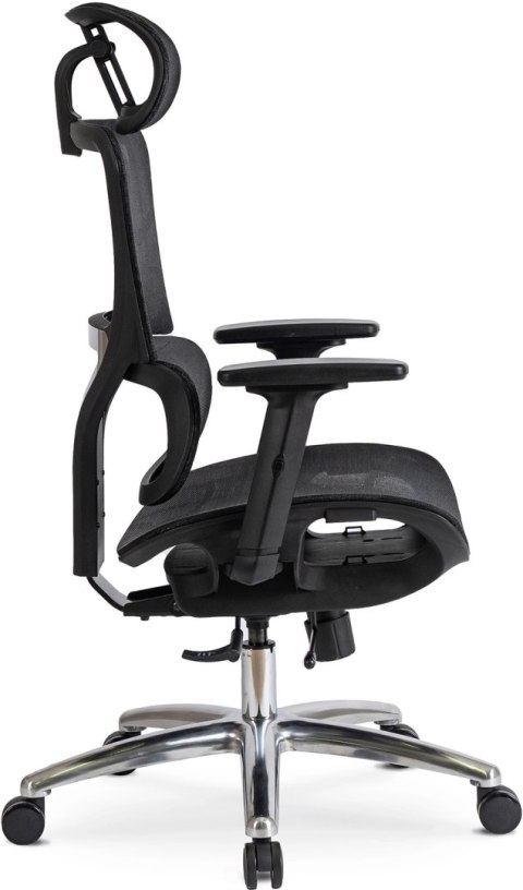 Fotel Obrotowy ROYAL Ergonomiczny Czarny