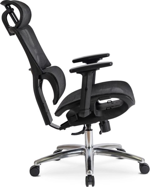 Fotel Obrotowy ROYAL Ergonomiczny Czarny