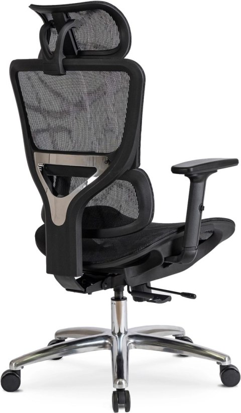 Fotel Obrotowy ROYAL Ergonomiczny Czarny