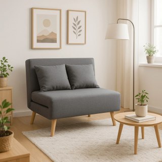 Fotel Rozkładany Dwuosobowy MARRY 2 Szary