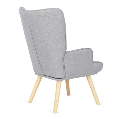 Fotel Wypoczynkowy LOZANO 2 z Podnóżkiem Szary