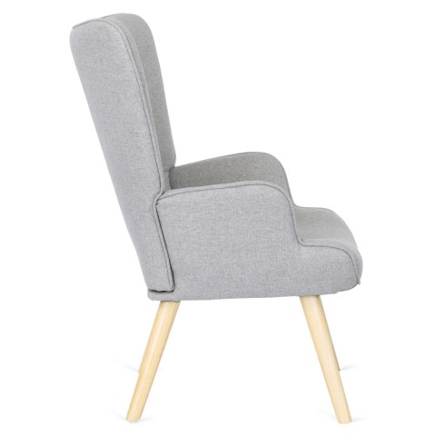 Fotel Wypoczynkowy LOZANO 2 z Podnóżkiem Szary