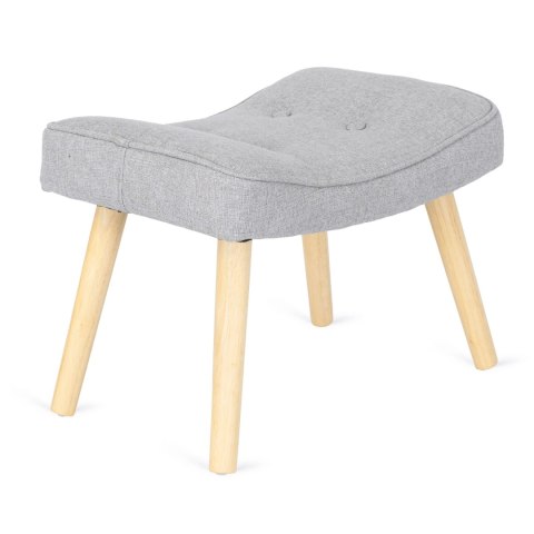 Fotel Wypoczynkowy LOZANO 2 z Podnóżkiem Szary