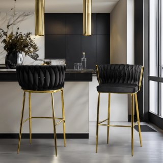 Hoker FLORES 2 Czarny Welurowy