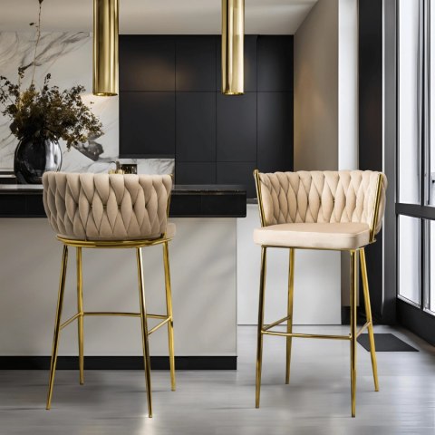 Hoker FLORES 2 Kremowy Welurowy