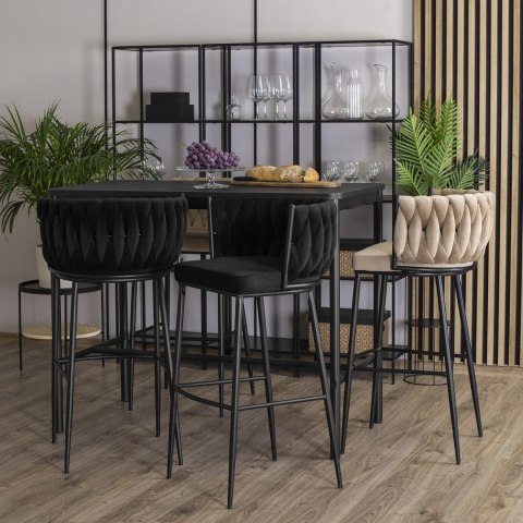 Hoker FLORES Czarny Welurowy