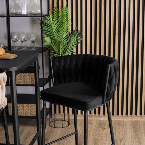 Hoker FLORES Czarny Welurowy