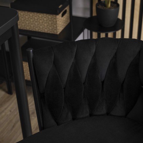 Hoker FLORES Czarny Welurowy