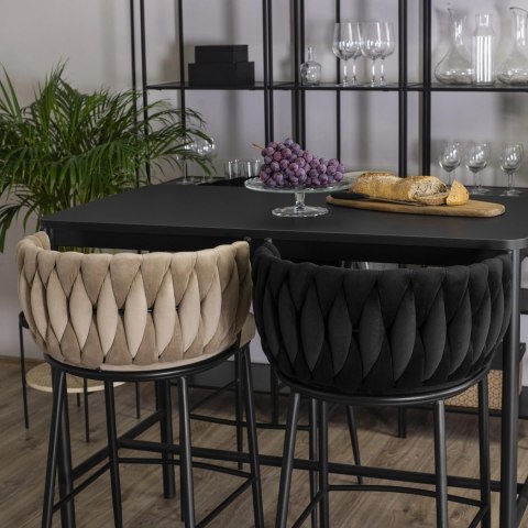 Hoker FLORES Czarny Welurowy