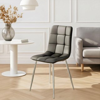 Krzesło ENZO Czarne Ekoskóra