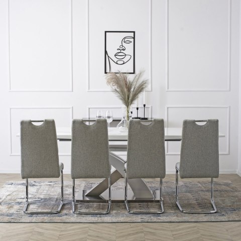 Krzesło LOPEZ Jasnoszare