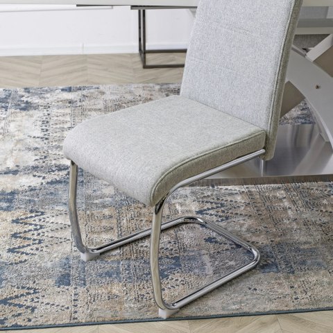 Krzesło LOPEZ Jasnoszare