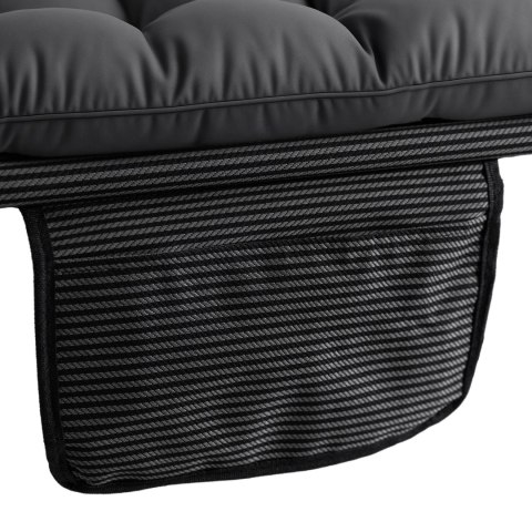 Leżak Ogrodowy Łóżko Polowe VENUS Szare