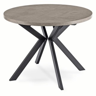 Stół LUKAS Rozkładany 100-250 cm Beton/Czarny