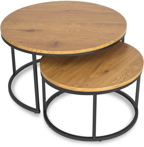 Zestaw Stolików DELIA MAX Dąb Złoty