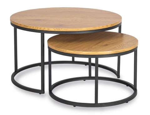 Zestaw Stolików DELIA MAX Dąb Złoty