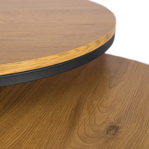 Zestaw Stolików DELIA MAX Dąb Złoty