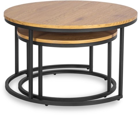 Zestaw Stolików DELIA MAX Dąb Złoty