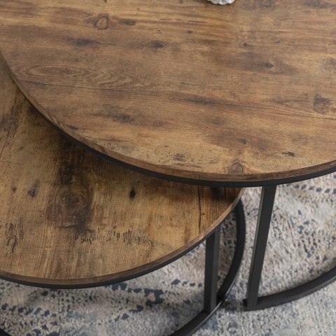 Zestaw Stolików FIGO MAX Dąb Rustykalny