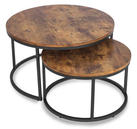 Zestaw Stolików FIGO MAX Dąb Rustykalny