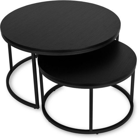 Zestaw Stolików MANU MAX Czarny