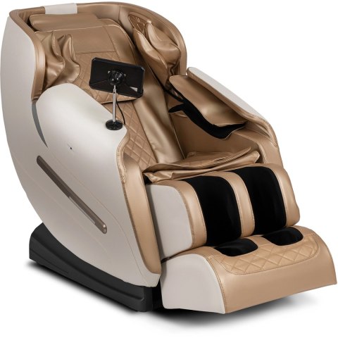 Fotel Masujący VX MAX Beżowy Ekoskóra