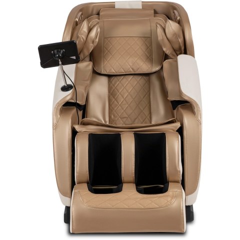 Fotel Masujący VX MAX Beżowy Ekoskóra