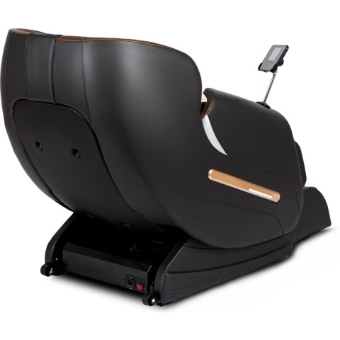 Fotel Masujący VX MAX Wypoczynkowy Relaksacyjny Brązowy Ekoskóra Nowoczesny