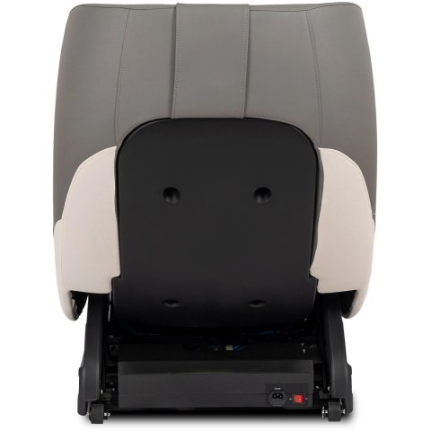 Fotel Masujący VX MAX Wypoczynkowy Relaksacyjny Szary Ekoskóra Nowoczesny