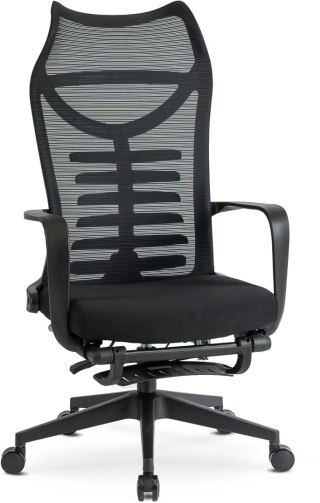 Fotel Obrotowy ACTON Ergonomiczny Czarny