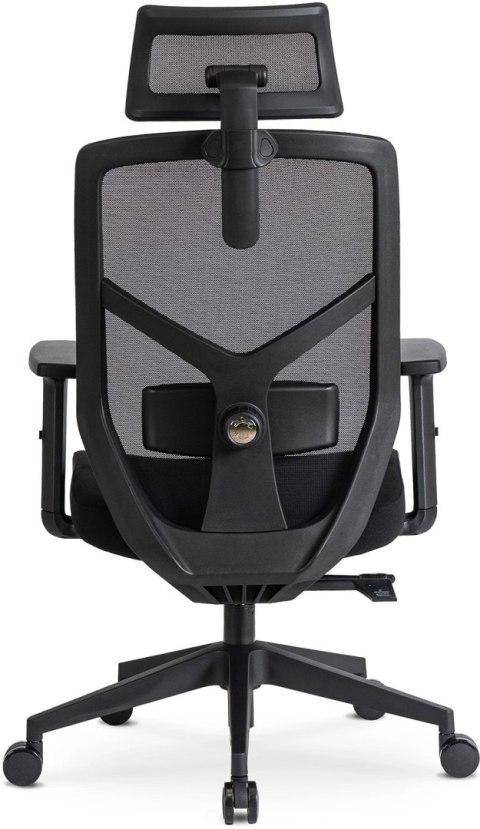 Fotel Biurowy Ergonomiczny Obrotowy BENTO Czarny Nowoczesny